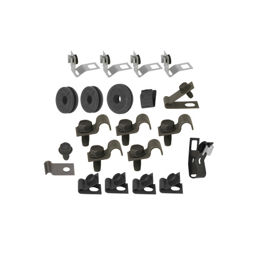 1969 Ford Mustang (Fastback/Hardtop) Halter Kraftstoffleitung - Set - Inkl. Montagematerial Bremsleitungen