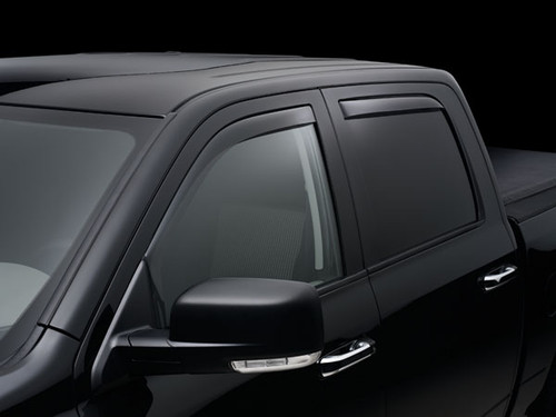 11-23 Ram 1500 Windabweiser für Türfenster - Crew Cab - Vorne und Hinten - Classic Model - Smoked Vorne und hinten