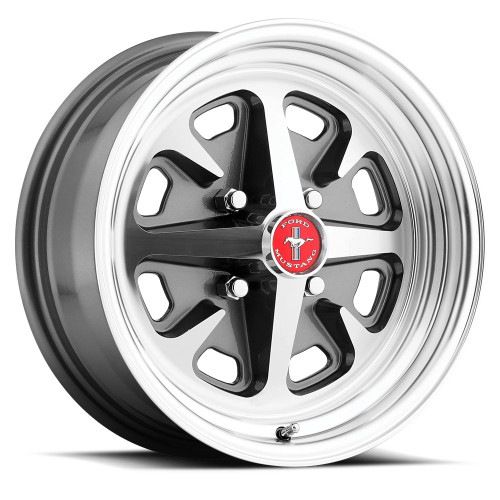 64-73 Ford Mustang (170, 200, 250) Felge - Magnum 400 - Aluminium - 15x6 " - Schwarz matt