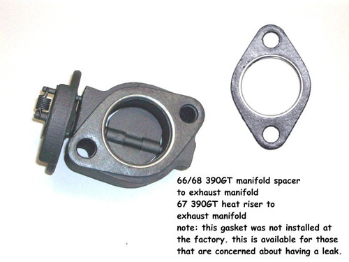 67-68 Ford Mustang (390) Dichtung Abgaskrümmer