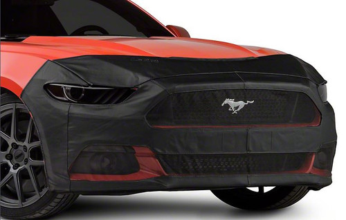 15-17 Ford Mustang Fahrzeugabdeckung - Schwarz Vorne