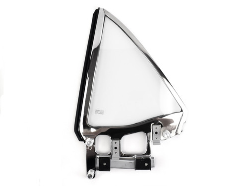 67-68 Ford Mustang (Convertible) Glas Seitenfenster hinten - Mit Rahmen - Klar - Links Links