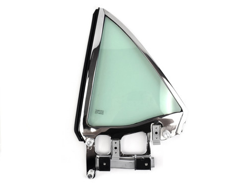 67-68 Ford Mustang (Convertible) Glas Seitenfenster hinten - Getönt, inkl. Rahmen Links