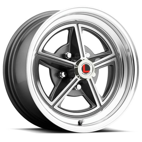 64-73 Ford Mustang Felge - Magstar II - Aluminium - 15x7 " - Charcoal