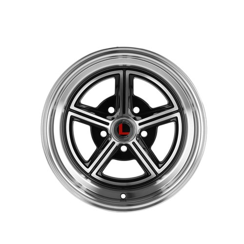 64-73 Ford Mustang Felge - Magstar II - Aluminium - 15x7 " - Schwarz glänzend