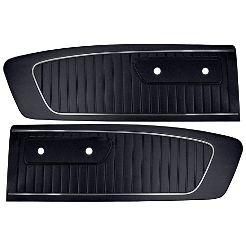 1965 Ford Mustang Set Türverkleidung - Standard, Schwarz Links und Rechts