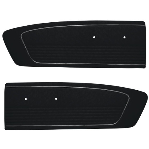 1966 Ford Mustang Set Türverkleidung - Standard - Schwarz Links und Rechts