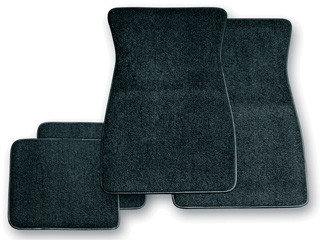 64-73 Ford Mustang Fußmatten Set - Schwarz Vorne und hinten