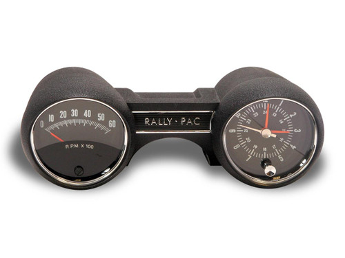 64-65 Ford Mustang (260, 289) Instrumenteneinheit - Rally Pac, 6000rpm, Schwarz