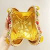 Gold Stone Crystal Clutch