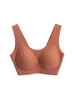 Seamless Silk Lined Yoga Bra