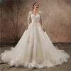 Sweetheart Lace Appliques Wedding Dress