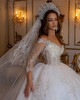 Three Quarter Sleeve Wedding Dress