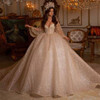 Off Shoulder Ball Gown Wedding Dress