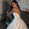 V-Neck Off the Shoulder Wedding Dress 