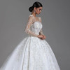 Romantic Beaded Illusion Wedding Dress 
