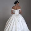 Off Shoulder Tulle Ball Gown Wedding Dress