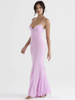 Summer Backless Pink Maxi Dress