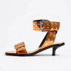 European Rivet Buckle Sandals