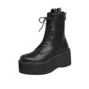 Trendy Lace Up Combat Boots