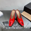 Fish Mouth Metal Buckle Pumps