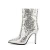New Sequined Ankle Boots