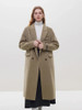 100% Wool Notched Collar Overcoat