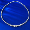 Trendy Moissanite Diamond Necklace 