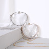 Transparent Heart Shape Handbag