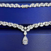 Luxury Moissanite Diamond Necklace 