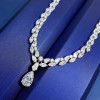 Luxury Moissanite Diamond Necklace 