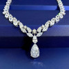 Luxury Moissanite Diamond Necklace 