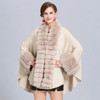 Fox Fur Collar Knit Coat 