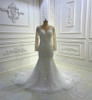 Off White Mermaid Bridal Dress