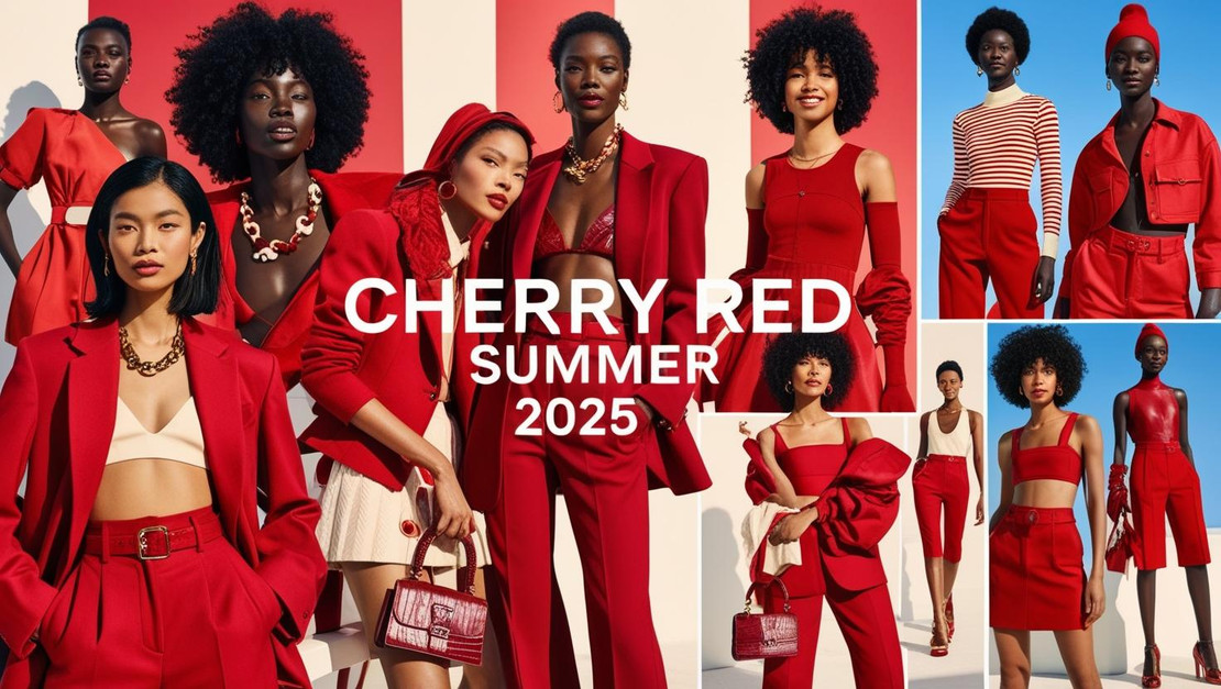  Cherry Red Dominates Summer 2025: The Bold Hue Taking Over Fashion