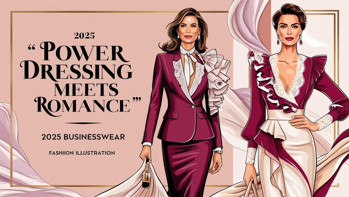 Power Dressing Meets Romance: The Rise of Hyper-Feminine Businesswear in 2025