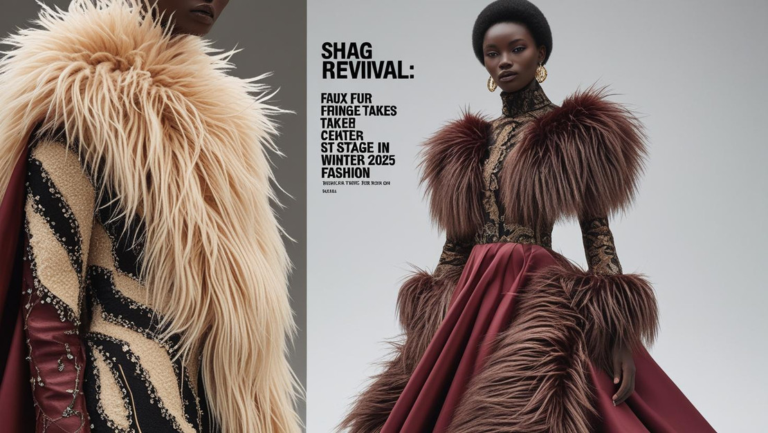 Shag Revival: Faux Fur Fringe Takes Center Stage in Winter 2025 Fashion