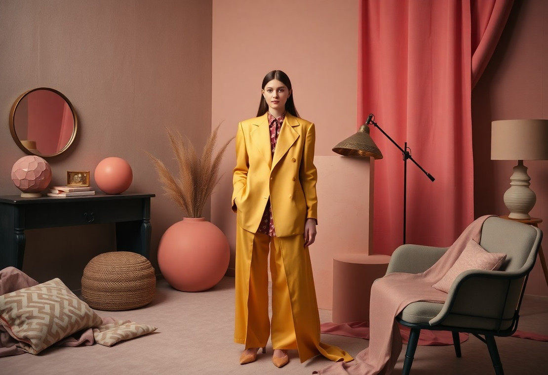 Chromatic Monochrome Takes Over Editorial Styling