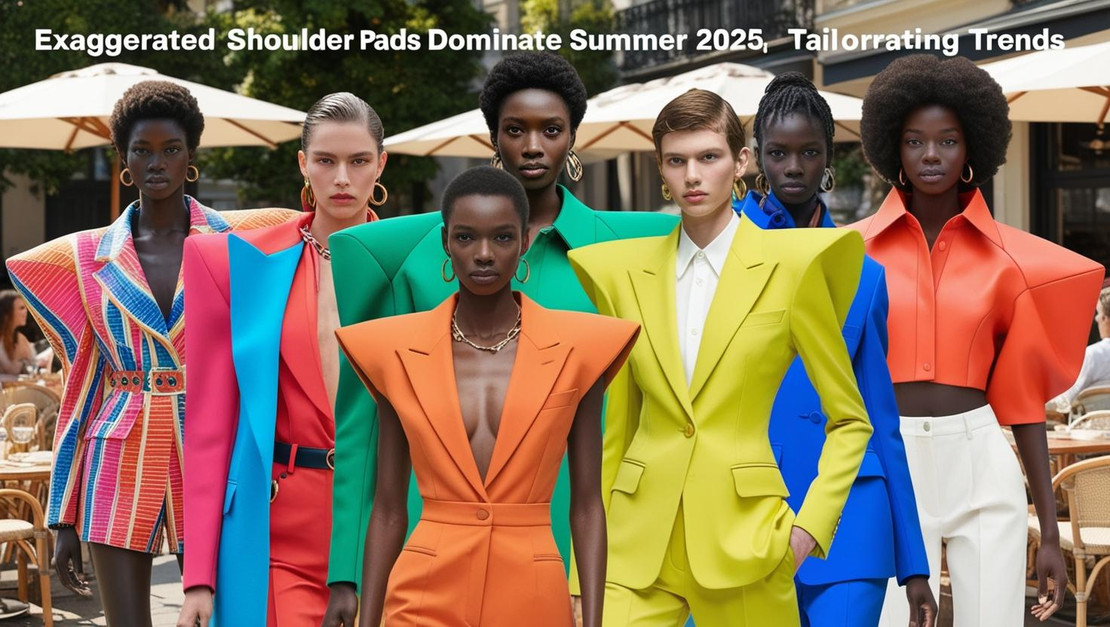 Exaggerated Shoulders Dominate Summer 2025 Tailoring Trends