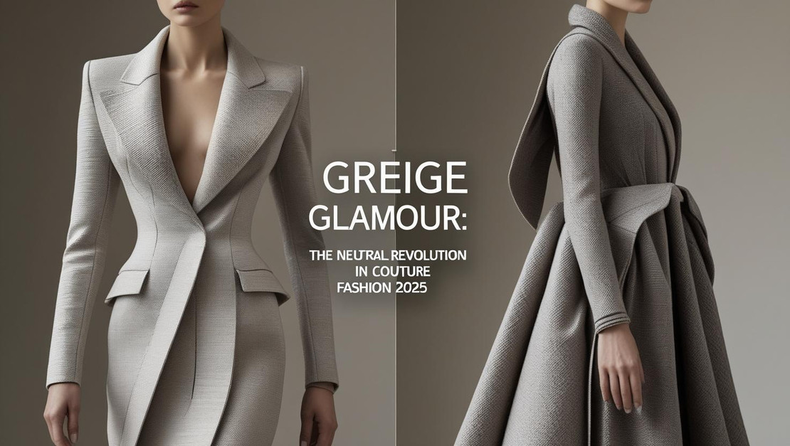 Greige Glamour: The Neutral Revolution in Couture Fashion 2025
