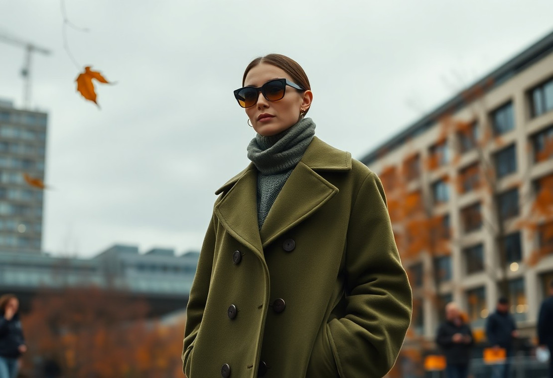 Olive green emerges as the defining statement color of Fall/Winter 2025