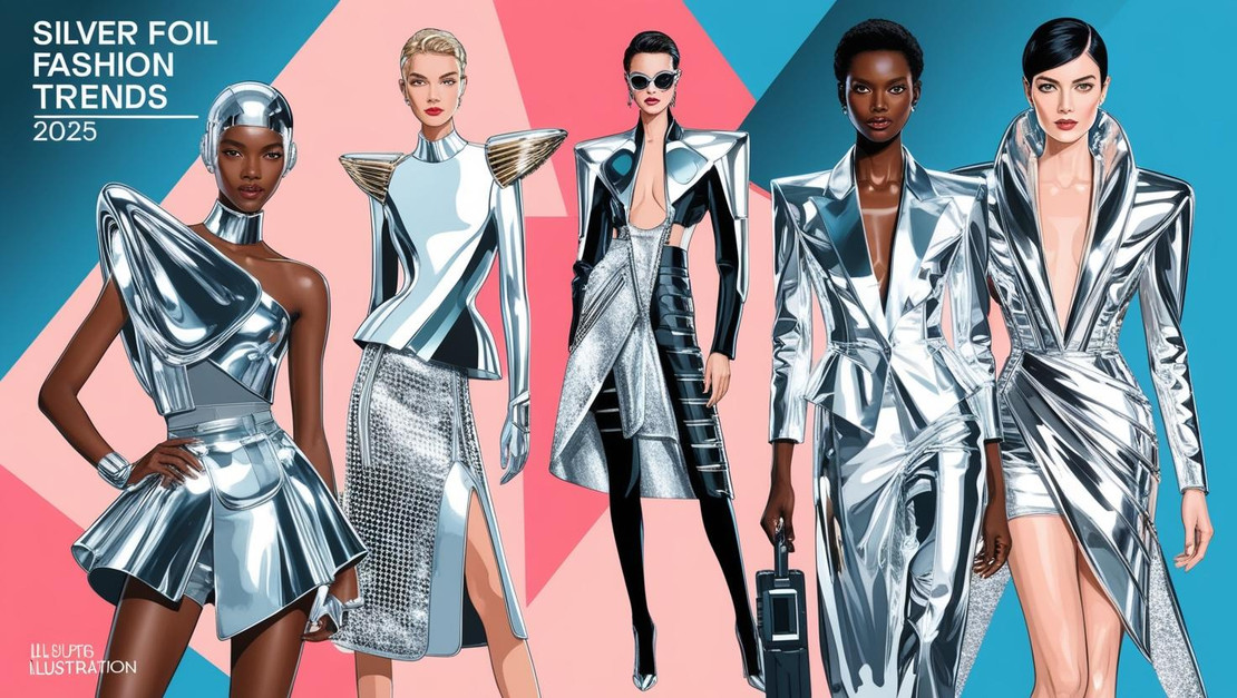  Silver Foil Fashion Trends 2025: High-Shine Looks from Rabanne to Junya Watanabe​