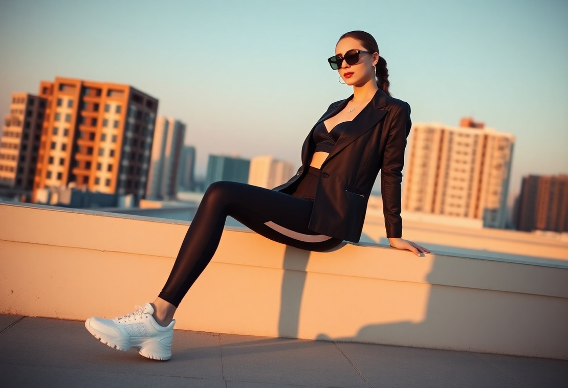 Sportif Chic - Athletic Wear Meets High Fashion