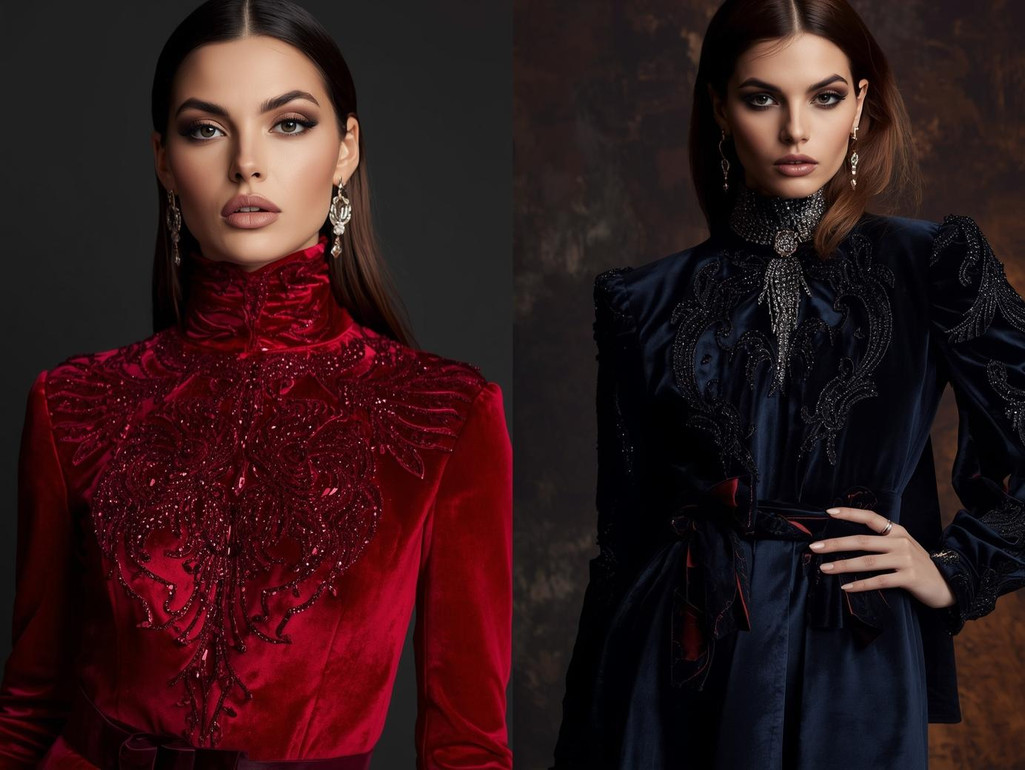  Velvet Revival Elevates Winter Evening Dressing