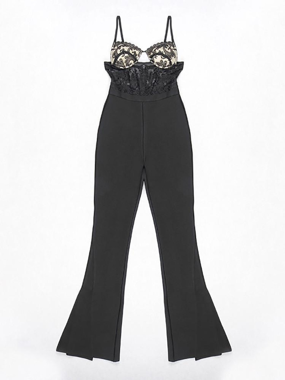 IRENE 24SS Tile JQD × Lace Jumpsuit 26S85002-9-pc-l.jpg