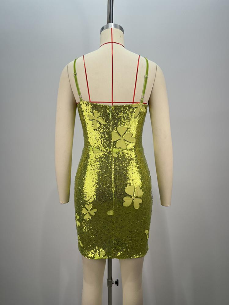 Celestial Butterfly Sequin Mini Dress - Grrly Grrls