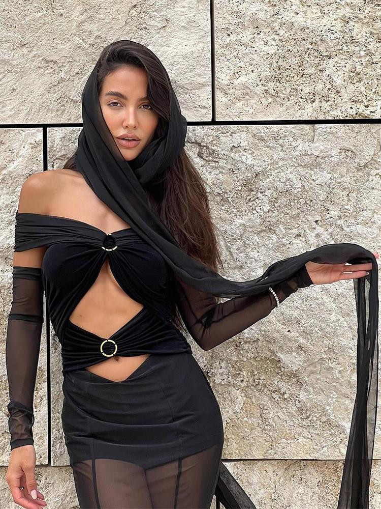 ハーリップトゥ Venus Cut-Out Ruched Dress☆S Venus Dress | Wolford United States