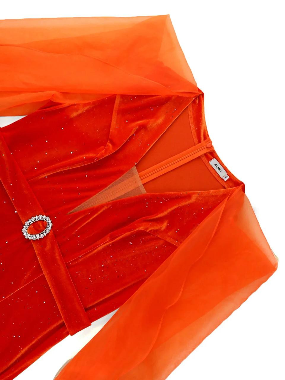 asymmetric single sleeve mini dress mauve IZA ORANGE COWL MAXI DRESS – OFUURE