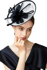  Feather Fascinator Pillbox Hat  