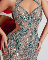 Emerald Flame Gown
